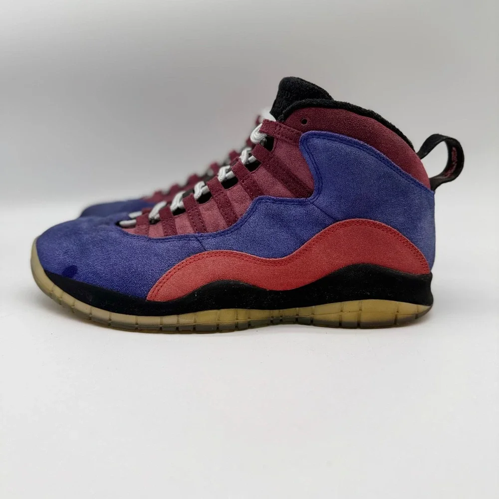 Air Jordan 10 Mens 12 Retro Maya Moore Court Purple Red Suede CD9705-406